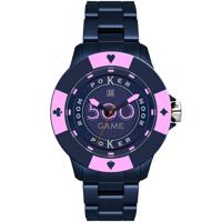 Horloge Uniseks Light Time POKER (Ø 41 mm) - thumbnail
