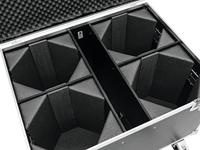 Roadinger ROADINGER Flightcase 4x LED THA-100F/THA-120PC - thumbnail