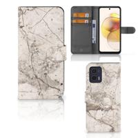 Motorola Moto G73 | Bookcase | Marmer Beige - thumbnail