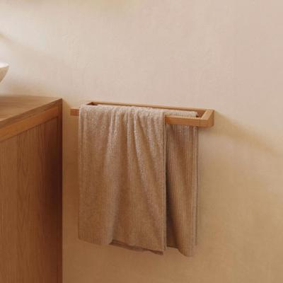 Kave Home Handdoekenrek 'Kenta' Teakhout, kleur Naturel Kave Home Handdoekenrek 'Kenta' Teakhout, kleur Naturel