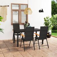 5-delige Tuinset zwart en bruin - thumbnail