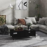 Salontafel 103,5x60x35 cm bewerkt hout zwart - thumbnail