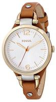 Horlogeband Fossil ES3565 / Georgia Onderliggend Leder Bruin 8mm - thumbnail