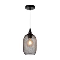 Lucide MESH - Hanglamp - Ø 15 cm - 1xE27 - Zwart - thumbnail