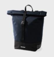 UrbanProof Gerecyclede enkele fietstas urban proof rolltop 20 liter 30 x 15 x 42cm - blauw