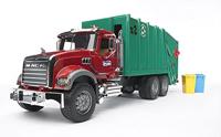 bruder MACK Granite vuilniswagen modelvoertuig - thumbnail