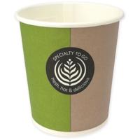 Drinkbeker Coffee To Go, uit karton, 100 ml, pak van 80 stuks - thumbnail