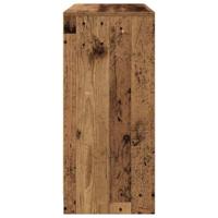 Dressoir 85x34x76 cm spaanplaat oud hout - thumbnail