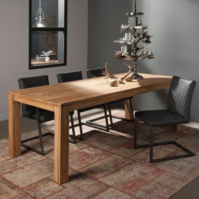 Eettafel 'Corona' (Losari) Teak, maat 240 x 100 cm