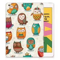 Apple iPad 10.2 | iPad 10.2 (2020) | 10.2 (2021) Back Case Vrolijke Uilen - thumbnail