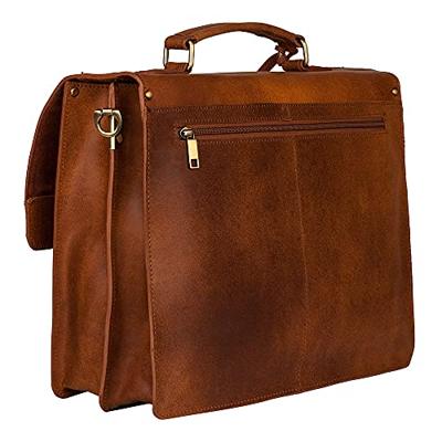 Burkely Vintage Scott Briefcase-Cognac