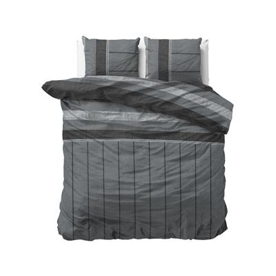 Sleeptime Flanel Kees Antraciet 200 x 200/220 cm