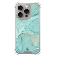 iPhone 15 Pro shockproof hoesje - Touch of mint - thumbnail