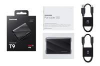 Samsung MU-PG4T0B/EU T9 Portable SSD, 4 TB, USB Type-C, 3.2 Gen 2 (3.1 Gen 2) 2000 MB/s, Black - thumbnail