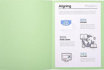 Exacompta dossiermap Forever 180, ft A4, pak van 100, lichtgroen