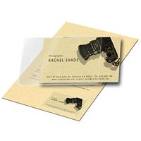 3L Business Card Pocket ft 60 x 95 mm, open aan de korte zijde (etui van 10 stuks) - thumbnail