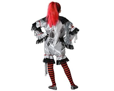 Kostuums voor Kinderen Grijs Clown - Maat: 7-9 Jaar - Maat: 7-9 Jaar