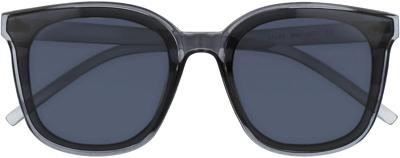 Silac Sun zonnebril Black Transparent, zwart