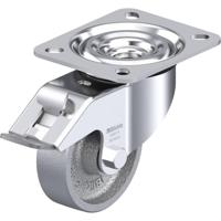 Blickle L-G 80G-FI Zwenkwiel met rem Wieldiameter: 80 mm Draagvermogen (max.): 200 kg 1 stuk(s) - thumbnail