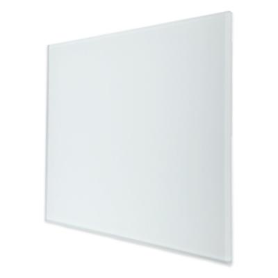 Ventilatierooster Design BWS Ventilatie Vierkant 10cm Vlak Glas Mat Wit