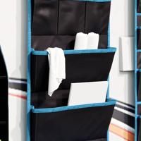 Opslagtas met opslag Zwart, Blauw 91 x 47.5 cm Oxford - thumbnail