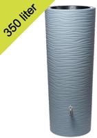 Garantia design regenton ocean 350 liter met bloembak - thumbnail