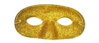 Oogmasker Goud met glitters - thumbnail