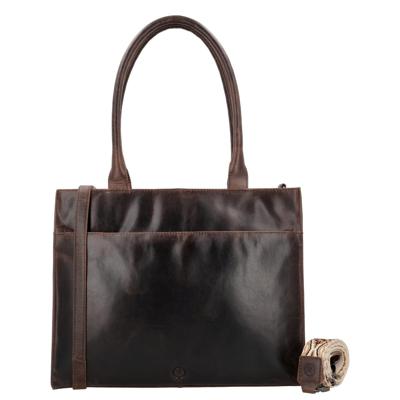 Hide & stitches next navajo laptoptas 15,6 inch-Dark Tan