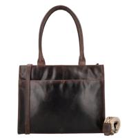 Hide & stitches next navajo laptoptas 15,6 inch-Dark Tan - thumbnail