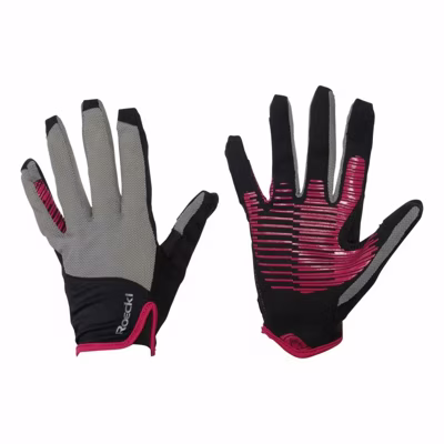 Roeckl Lynn handschoen zwart/grijs maat:7