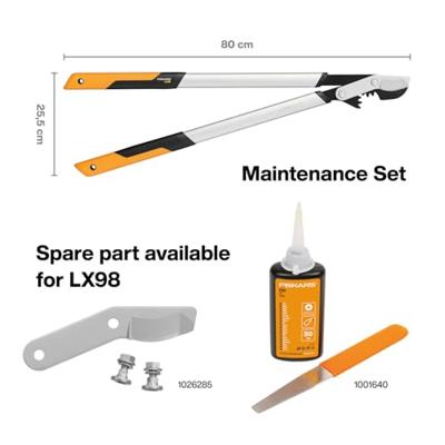 FISKARS "powergeartm x" takkenscharen gearbox shears lx98-l - thumbnail