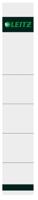 Leitz rugetiketten, voor serie 1050, ft 3,2 x 19 cm, pak van 10 stuks, grijs - thumbnail