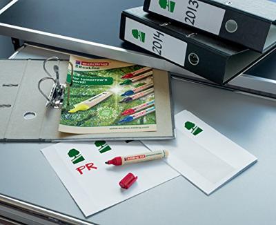 Edding edding 22 permanent marker EcoLine 4-22002 Permanent marker Rood Watervast: Ja