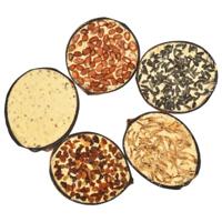 VidaXL Vogelvoer gevulde halve kokosnoten 10 st 290 g - thumbnail