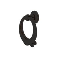 Hardbrass Deurklopper Giove 160mm - zwart - thumbnail