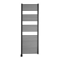 Elektrische Design Radiator Sanicare Plug & Play 172x60 cm Mat Zwart 730 Watt Met Zwarte Thermostaat En Bluetooth Links Sanicare - thumbnail