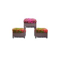 Feel Furniture - buiten plantenbak - Lota - Donkerbruin - thumbnail