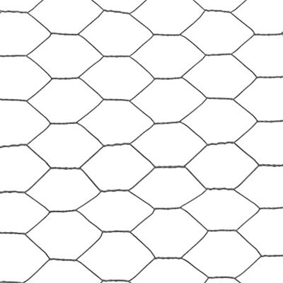 VidaXL Kippengaas 25x1 m staal met pvc coating grijs