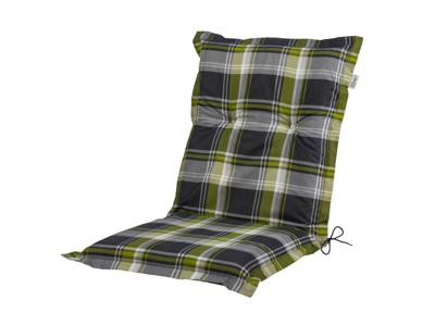 LIVARNO Tuinstoelkussen lage rug Valencia/Miami 97 x 47 cm (Groen/geruit)