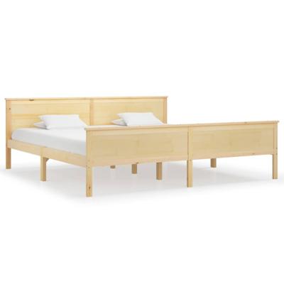 Bedframe massief grenenhout 200x200 cm