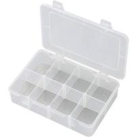 TRU COMPONENTS EKB-210 Assortimentsdoos (l x b x h) 185 x 133 x 42 mm Aantal vakken: 8 Variabele onderverdeling Inhoud 1 stuk(s) - thumbnail