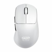 CHERRY XTRFY M64 Pro Wireless, Ultrasnelle Draadloze Gamingmuis, 2,4 GHz, Geoptimaliseerd voor E-Sports, 8K-Muis, Ergonomische Vorm met vlakke Voorkant, Wit - thumbnail