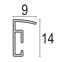 ZEP KL2 Wissellijst Papierformaat: 13 x 18 cm Zilver - thumbnail