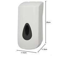 PlastiQline PlastiQline foam zeepdispenser 900ml navulbaar PQFoam9 - wit - thumbnail