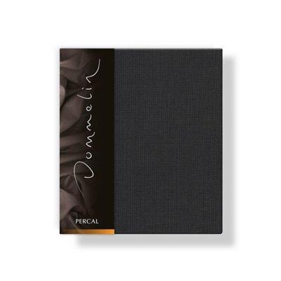 Dommelin Dommelin Kussensloop Uni Percal 200TC 556 Steenkool 60x70