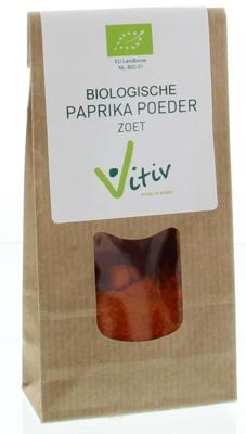 Vitiv Paprika poeder zoet bio 50 Gram Vitiv Paprika poeder zoet bio 50 Gram