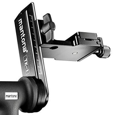 Mantona Gimbal TK-I statiefkop voor telelens (belastbaarheid 10 kg, gewicht 1,4 kg, incl. snelwisselplaat, 3/8 inch aansluiting)