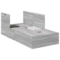 Bedframe Grijs sonoma 190 x 90 x 31.5 cm Bewerkt hout - thumbnail