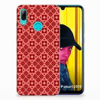 Huawei P Smart 2019 | TPU bumper | Batik Rood - thumbnail
