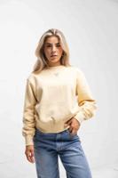 Guess Big Guess Sweater Dames Beige - Maat M - Kleur: Beige | Soccerfanshop - thumbnail